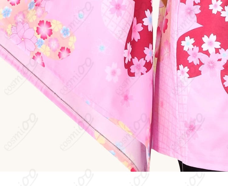 久田イズナ コスプレ衣装 袖口の装飾ディテール|忍者らしい軽やかな仕上がり