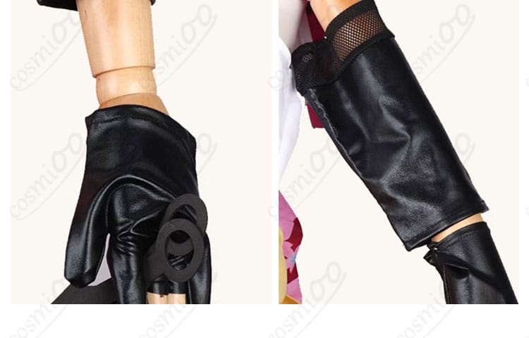 久田イズナ コスプレ衣装 小物・手袋・スカーフなどアクセサリー詳細|忍具の質感もリアルに表現