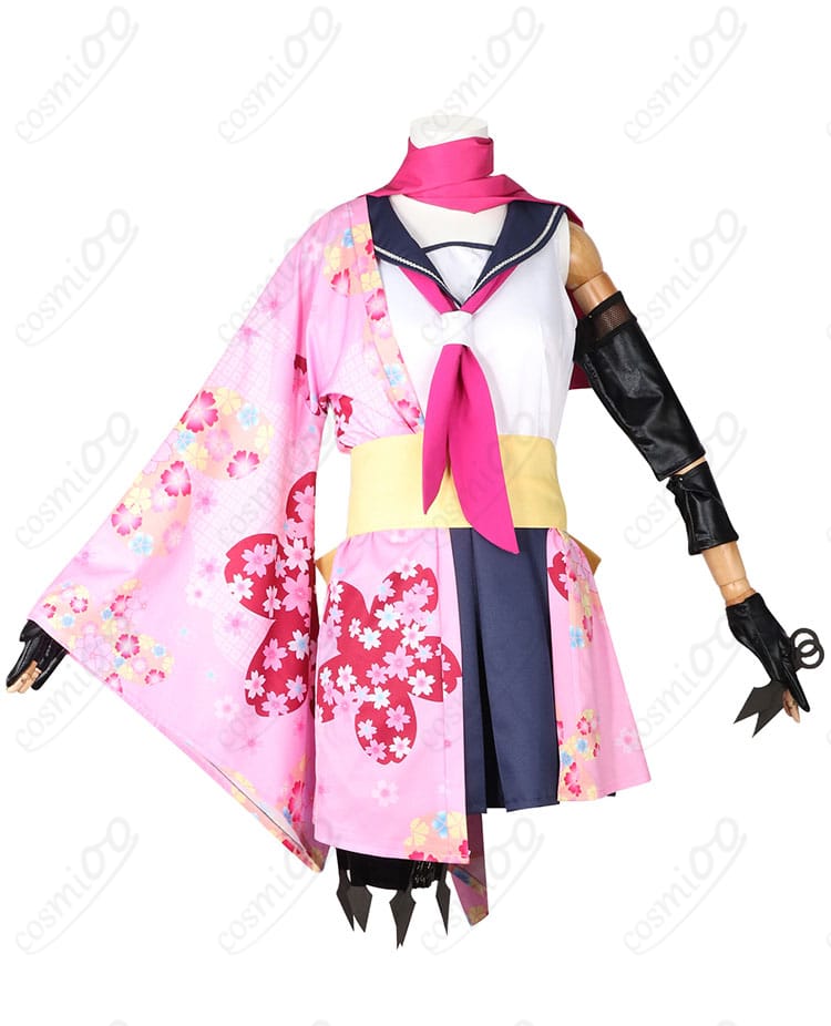 ブルーアーカイブ 久田イズナ コスプレ衣装 正面図|高品質生地・イベントや撮影に最適