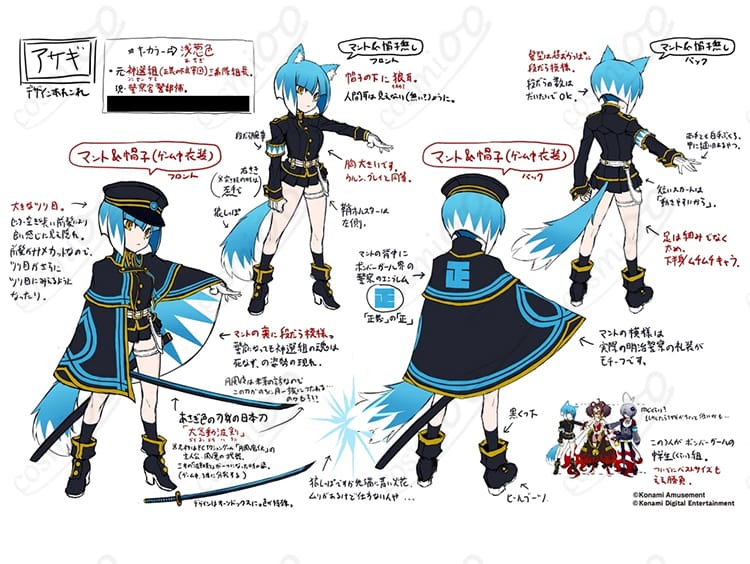 ボンバーガール アサギ コスプレ衣装 全体ディテール写真|上質な生地と細部までこだわった仕上がりをチェック!高品質コスプレ衣装を今すぐ確認。