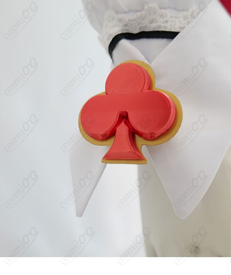 右袖の赤い梅花モチーフ装飾|縁起と美しさを兼ね備えたNIKKEルージュ衣装