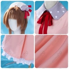 木之本桜 私服ピンクベージュコート コスプレ衣装｜高品質フルセット - 3枚目の画像（サムネイル）