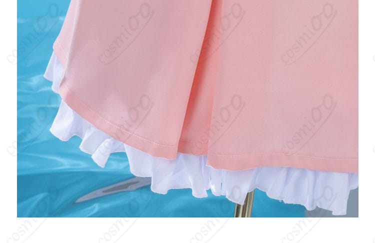 木之本桜 コスプレ衣装 スカート&レース装飾アップ|ふんわりと広がるスカートラインとレースの美しさ