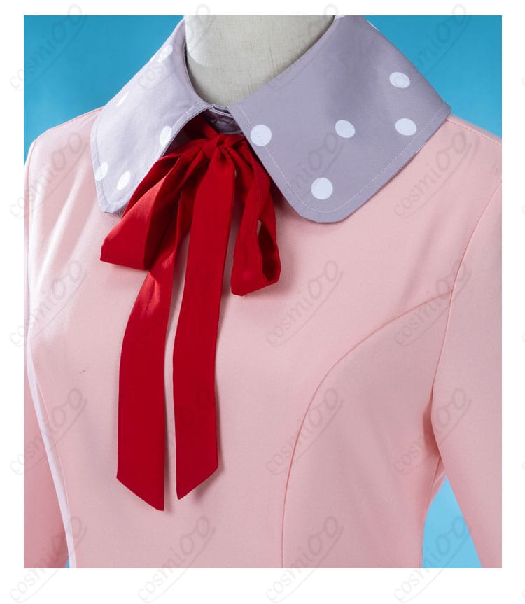 木之本桜 コスプレ衣装 赤いリボン装飾ディテール|胸元リボンの可愛いポイントをアップで紹介