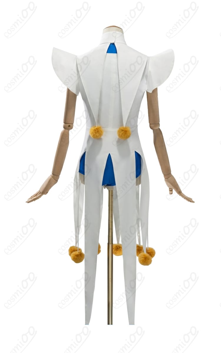 カードキャプターさくら ピエロ風バトルコスチューム 背面図。リボンと裾の装飾が際立つデザイン。