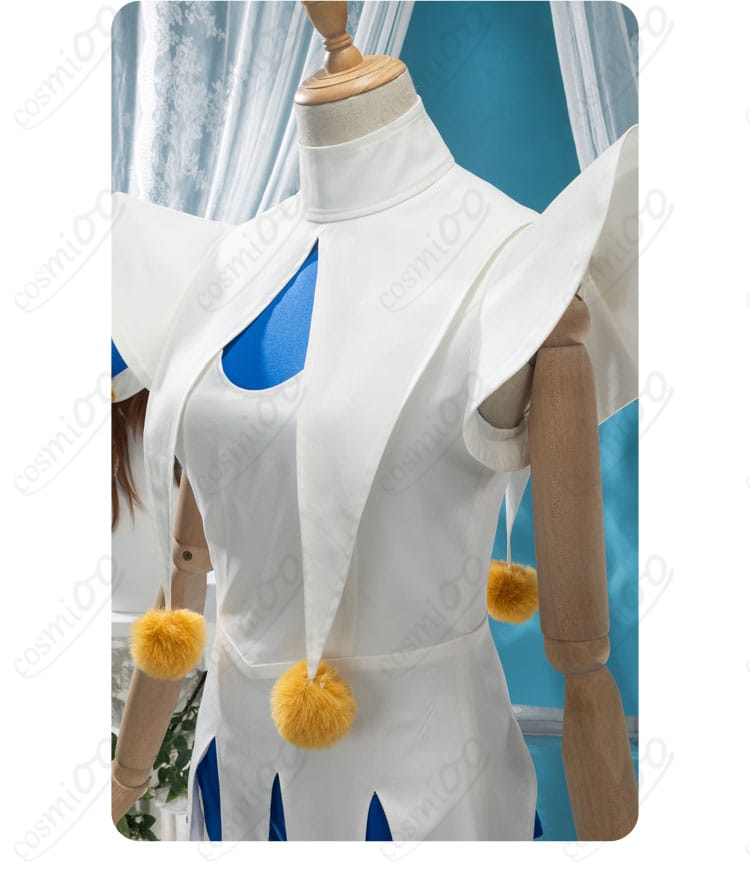 カードキャプターさくら コスプレ衣装 左側装飾ディテール。鮮やかな色使いと立体感あるデザイン。