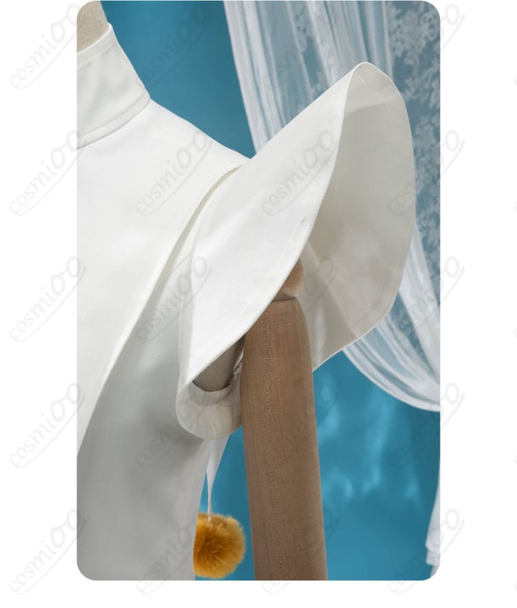 木之本桜 ピエロ風バトルコスチューム 袖部分の細部画像。動きやすく快適な仕上がり。