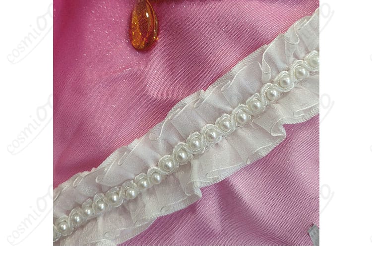 白鳥ひめ ドリーミングプリンセスコーデ スカート部分の装飾詳細|豪華な刺繍と立体感のある仕上がり