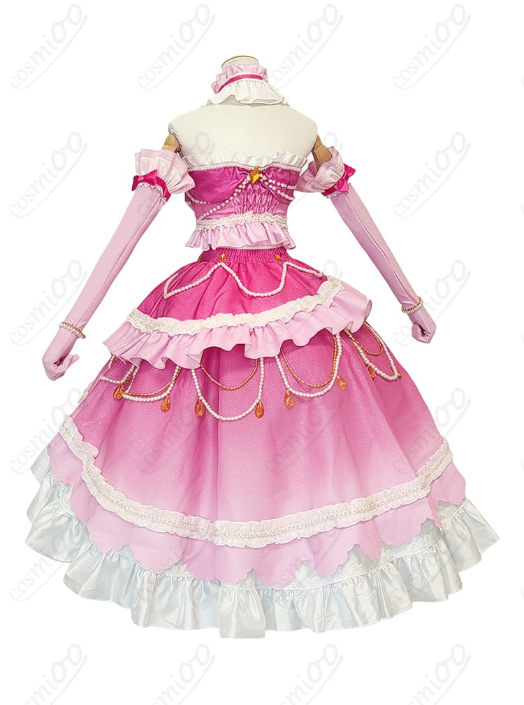 白鳥ひめ ドリーミングプリンセスコーデ 背面写真|リボンや装飾まで忠実に再現した高品質衣装