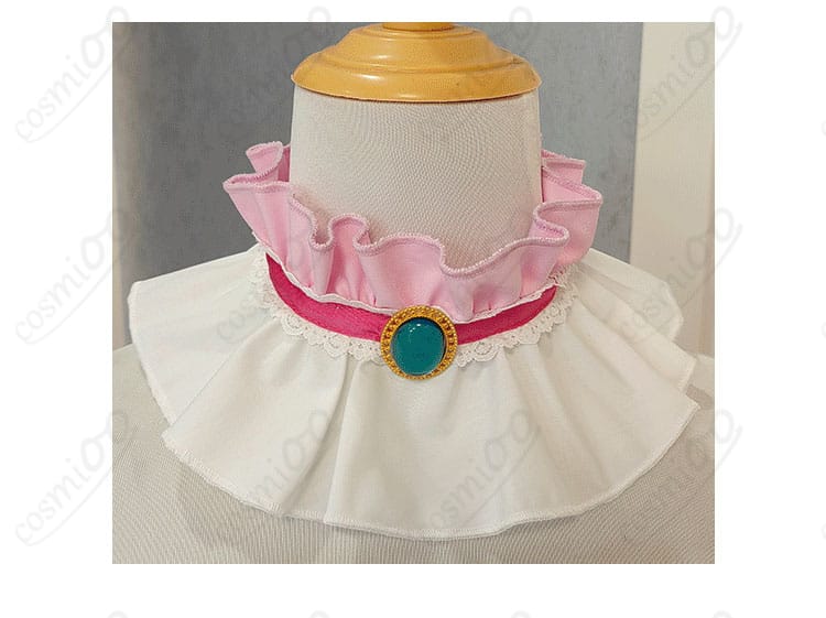 白鳥ひめ コスプレ衣装 首元アクセサリーのディテール|華やかなネックアクセで上品な印象に