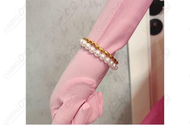 白鳥ひめ コスプレ衣装 アクセサリー&ハンドバッグ装飾詳細|統一感あるプリンセスコーデを再現