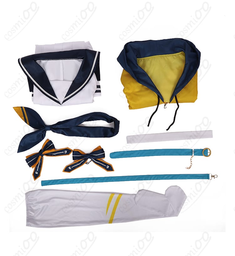 WeatherPlanet 天晴ひなた デビュー衣装 フルセット内容展示|コート・ワンピース・チョーカー・スカーフなど付属品付き