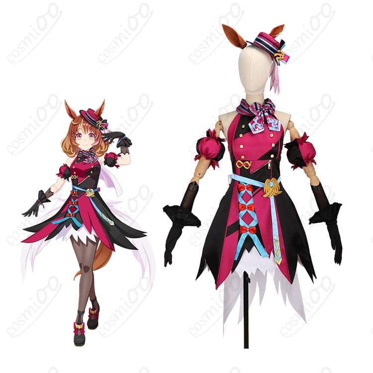 ウマ娘 ノースフライト「Looking Fly!」勝負服 コスプレ衣装|キャラクター全身ビジュアルと衣装デザインの参考画像