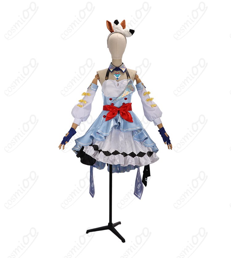 ウマ娘 アーモンドアイ 勝負服 コスプレ衣装 正面全体図|高品質素材・スタイリッシュな仕上がり