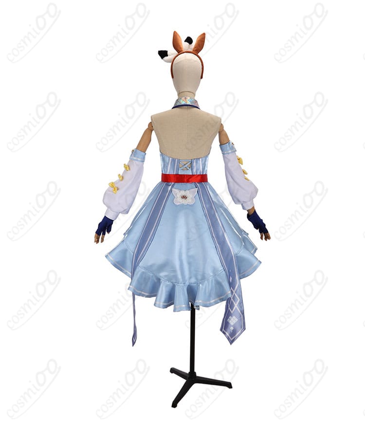 ウマ娘 アーモンドアイ 勝負服 コスプレ衣装 背面画像|リボンや装飾まで忠実再現・撮影にも最適