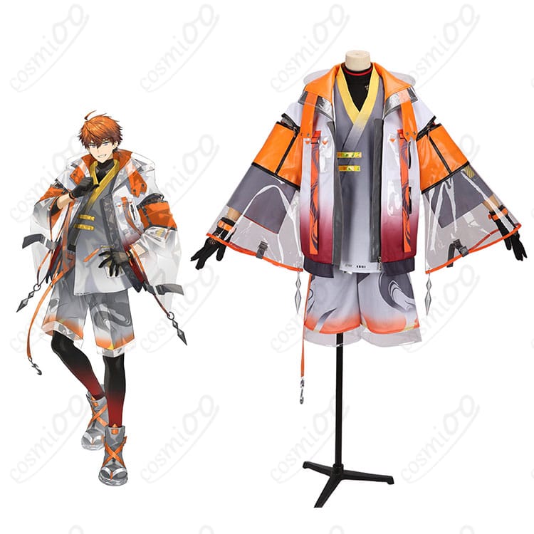 北見遊征 デフォルト衣装 コスプレ|にじさんじ公式ビジュアル再現・キャラクター人物と衣装全体図