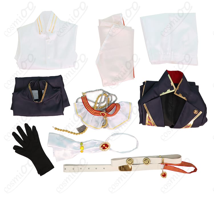 不破湊 ROF-MAO『Overflow』コスプレ衣装フルセット内容展示。コート、ベスト、シャツ、マントなど豪華セット。