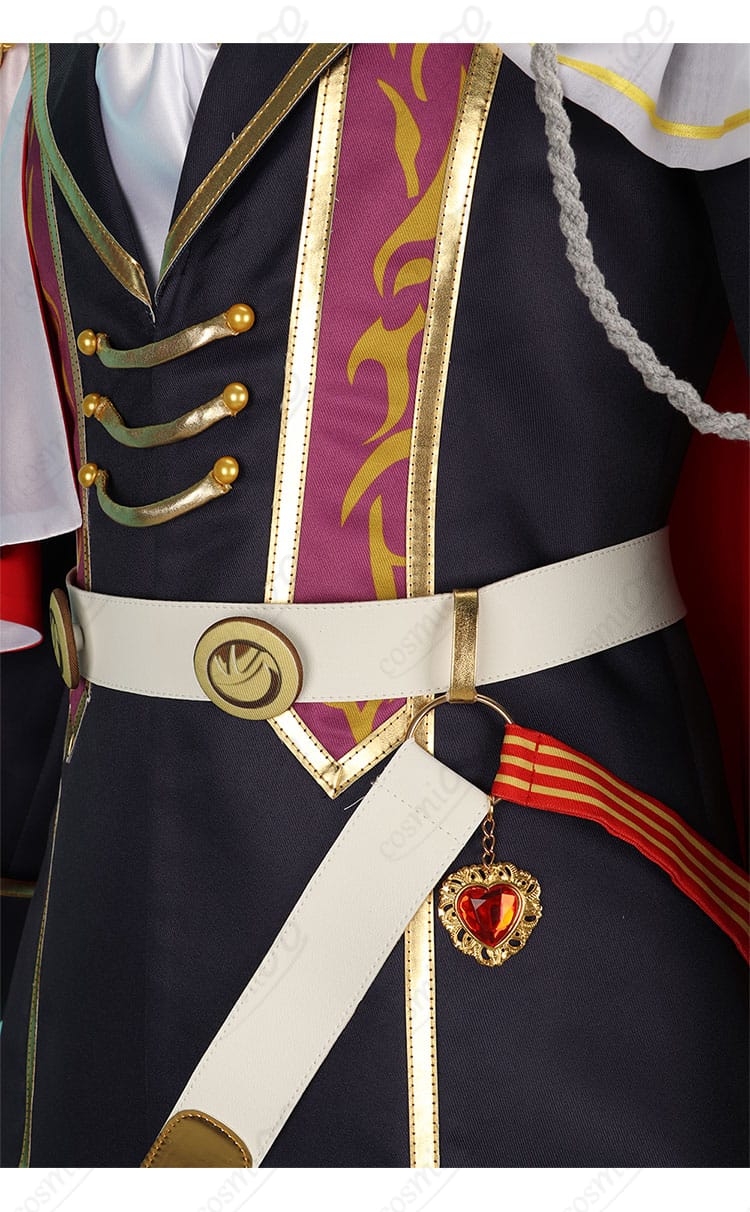 不破湊 ROF-MAO『Overflow』コスプレ衣装の腰飾り細部。ベルトや装飾金具の高級感あるデザインをチェック。