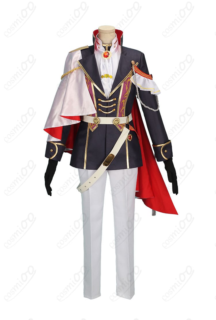 不破湊 ROF-MAO『Overflow』コスプレ衣装の正面画像。スーツ風デザインと装飾が美しく映える高再現モデル。