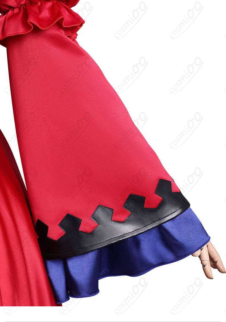 袖部分の装飾ディテール|繊細な縫製と上品な布地の質感を再現