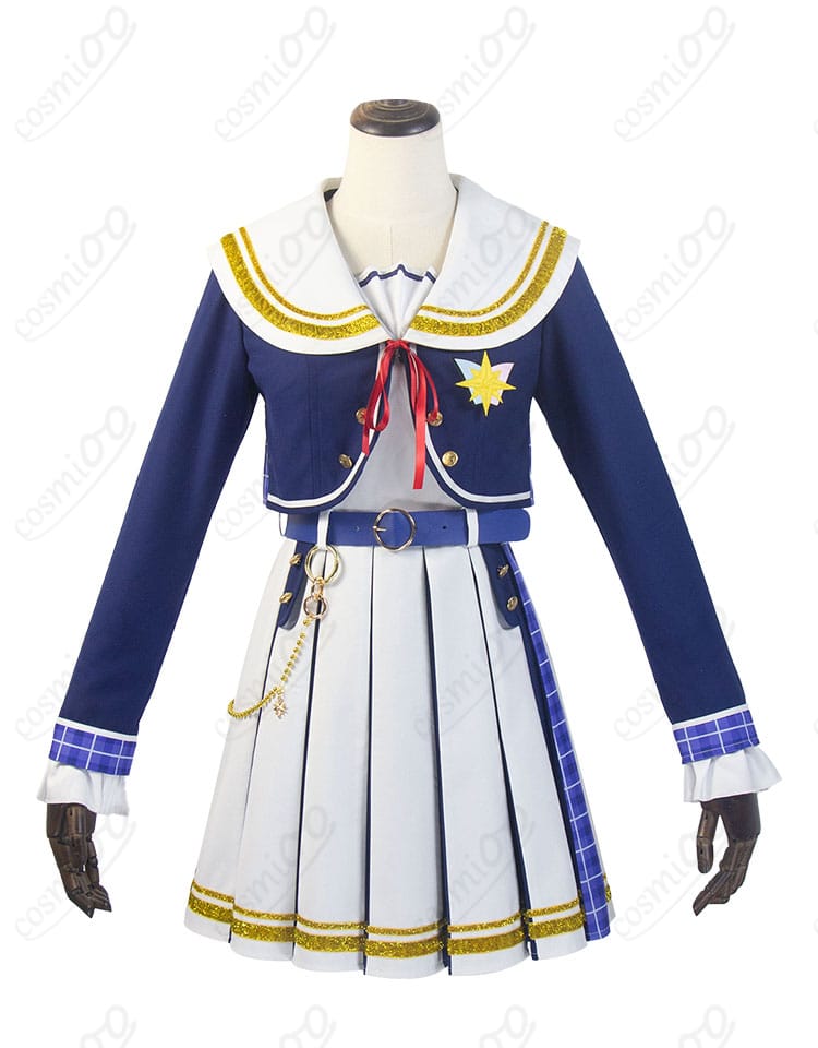アイカツアカデミー!姫乃みえる 制服 コスプレ衣装 正面全体画像|清楚で上品な仕上がり・イベント撮影に最適