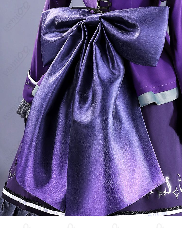 草薙寧々 コスプレ衣装 背面蝶結び装飾アップ|華やかなリボンが後ろ姿をエレガントに演出。
