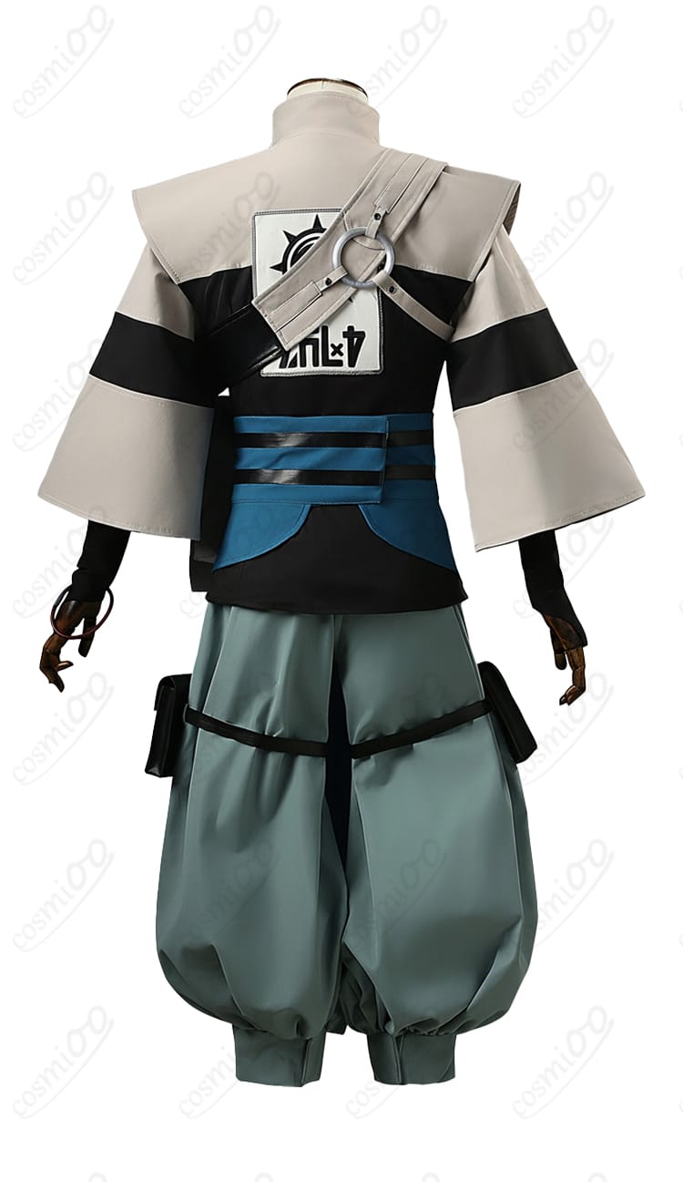 ガチアクタ ザンカ・ニジク コスプレ衣装 背面画像|ディテールまで忠実に再現された背面デザイン