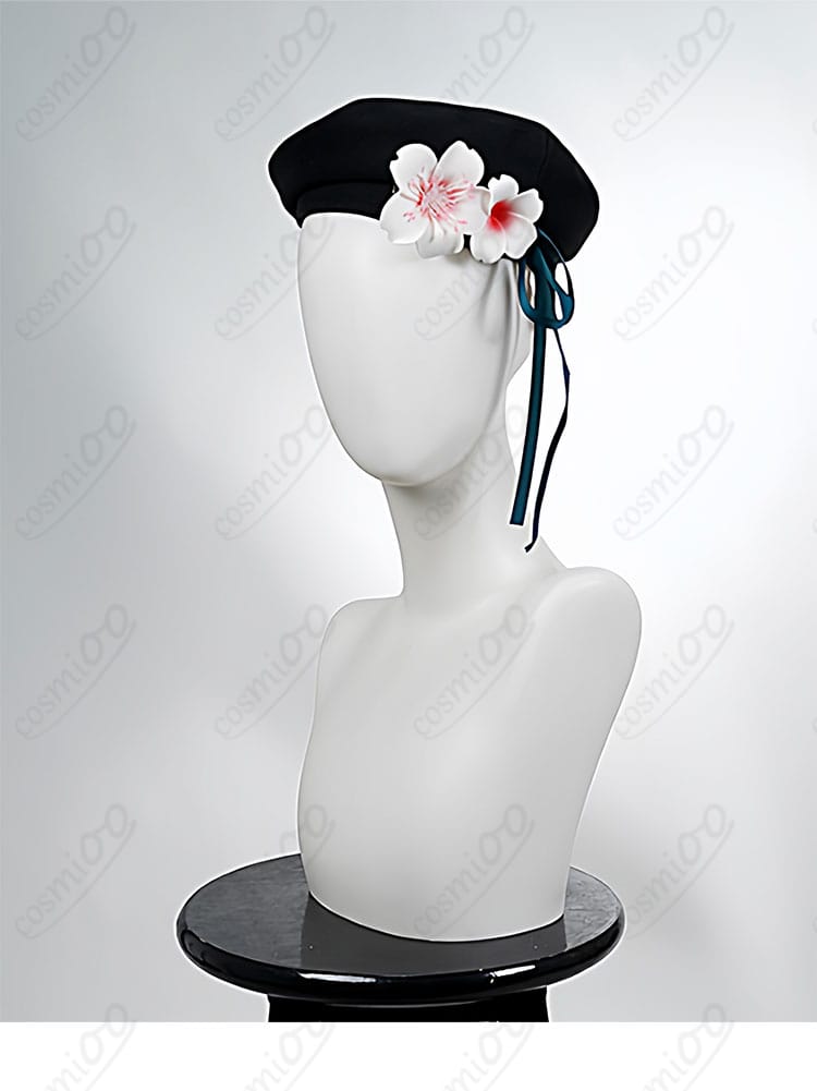 桜羽エマ コスプレ衣装 ベレー帽ディテール|トレードマークの帽子装飾を忠実再現