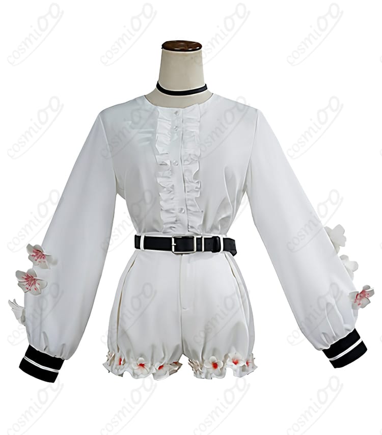 桜羽エマ コスプレ衣装 インナー装飾ディテール|トップスや内側の縫製・生地質感を確認