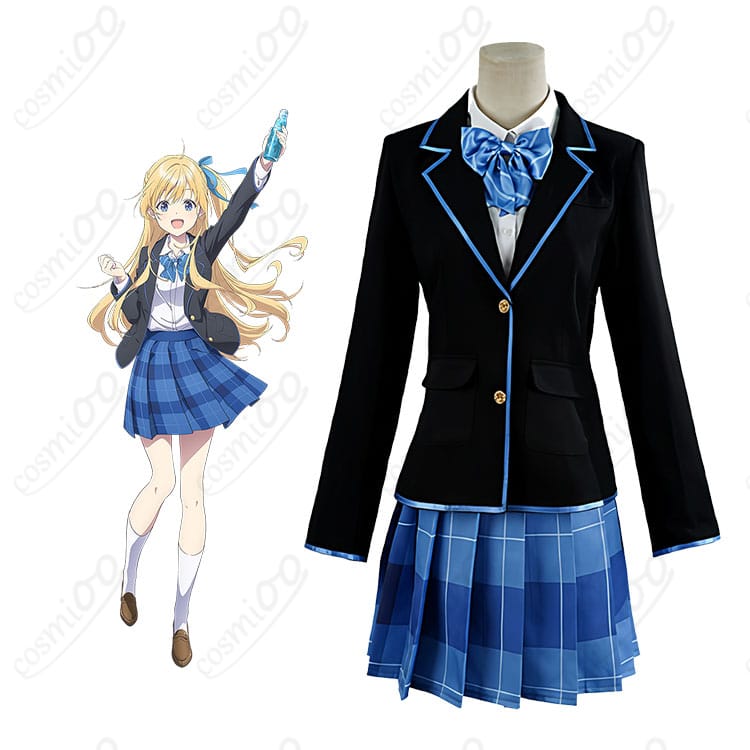 柊夕湖と青海陽が着用する藤志高校女子制服のコスプレ衣装イメージ|チラムネ 高品質コスプレ
