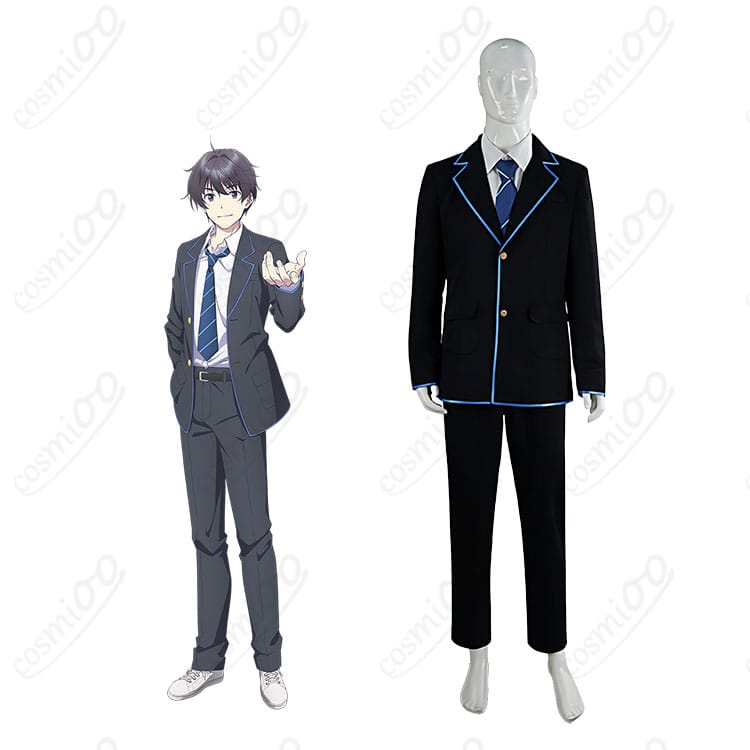 千歳くんはラムネ瓶のなか 千歳朔 藤志高校 制服 コスプレ衣装|キャラクターと衣装の全体イメージ