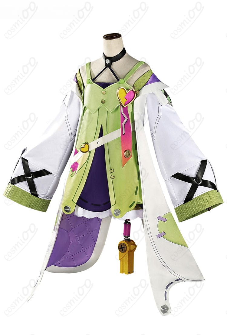 原神 アイノ コスプレ衣装 正面図|フルセット構成と高品質生地を確認。イベント用にも最適。