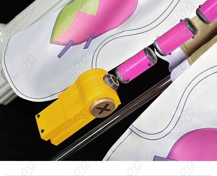 原神 アイノ 背飾りディテール|背中の飾りと金属パーツが立体的で存在感抜群。