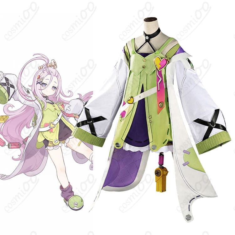 原神 アイノ コスプレ衣装|キャラクターと衣装の全体イメージ。高再現の初期デザインを忠実に再現。