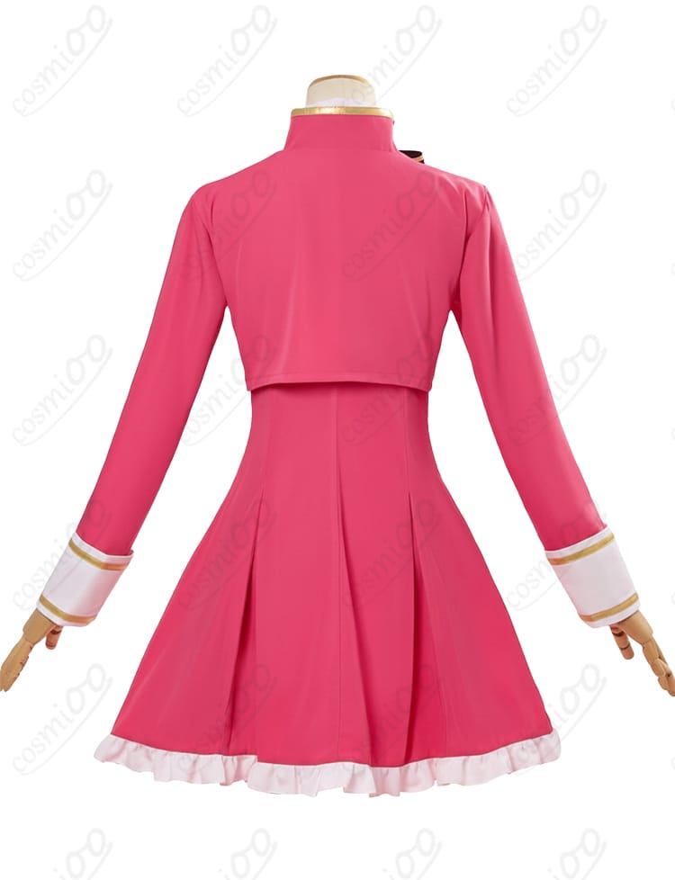 東条ヒバリ コスプレ衣装 背面図|リボンやライン装飾が際立つ背面デザイン