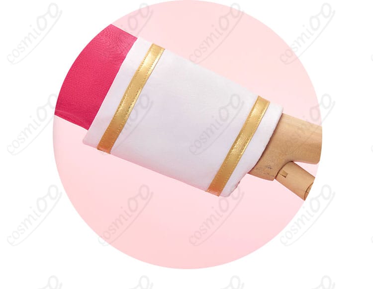 東条ヒバリ コスプレ衣装 衣襟と前ボタンの装飾詳細|細部まで美しく再現