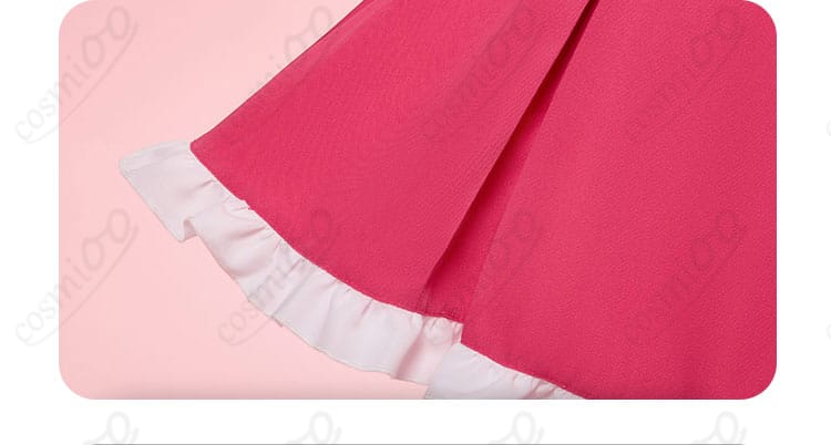 東条ヒバリ コスプレ衣装 背面リボン装飾の細部|華やかで存在感あるデザイン