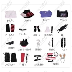 ホロライブ 兎田ぺこら 堕天使パンク衣装 コスプレ｜小悪魔風×ロックスタイル - 6枚目の画像（サムネイル）