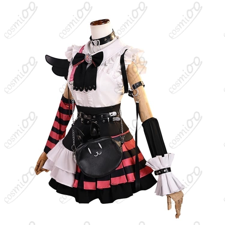 ホロライブ 兎田ぺこら 堕天使パンク衣装 コスプレ｜小悪魔風×ロックスタイル - 2枚目の画像