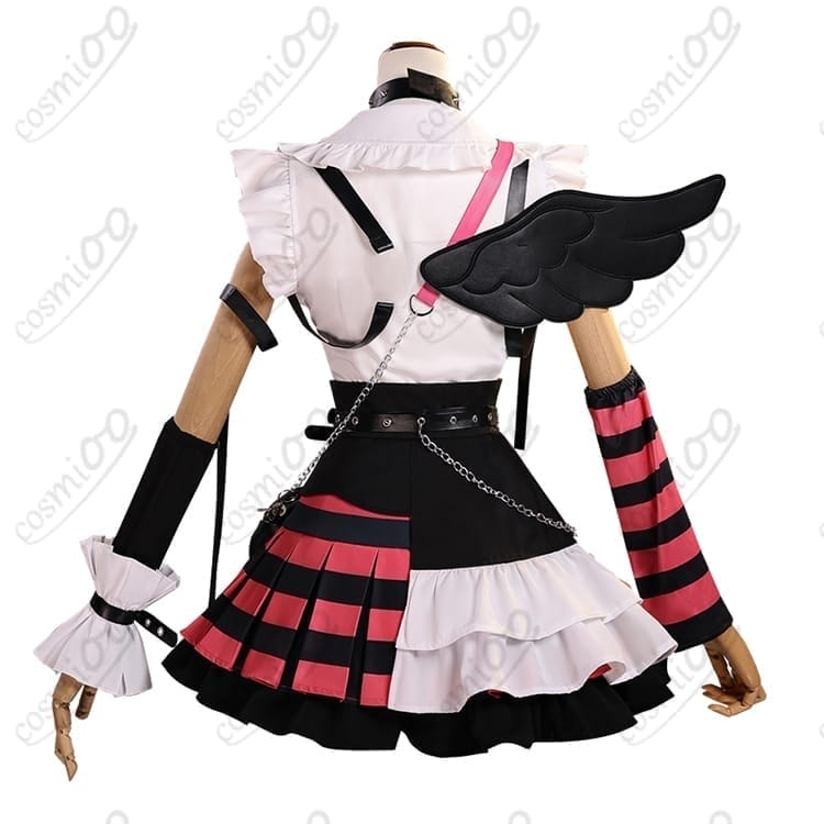 ホロライブ 兎田ぺこら 堕天使パンク衣装 コスプレ｜小悪魔風×ロックスタイル - 3枚目の画像