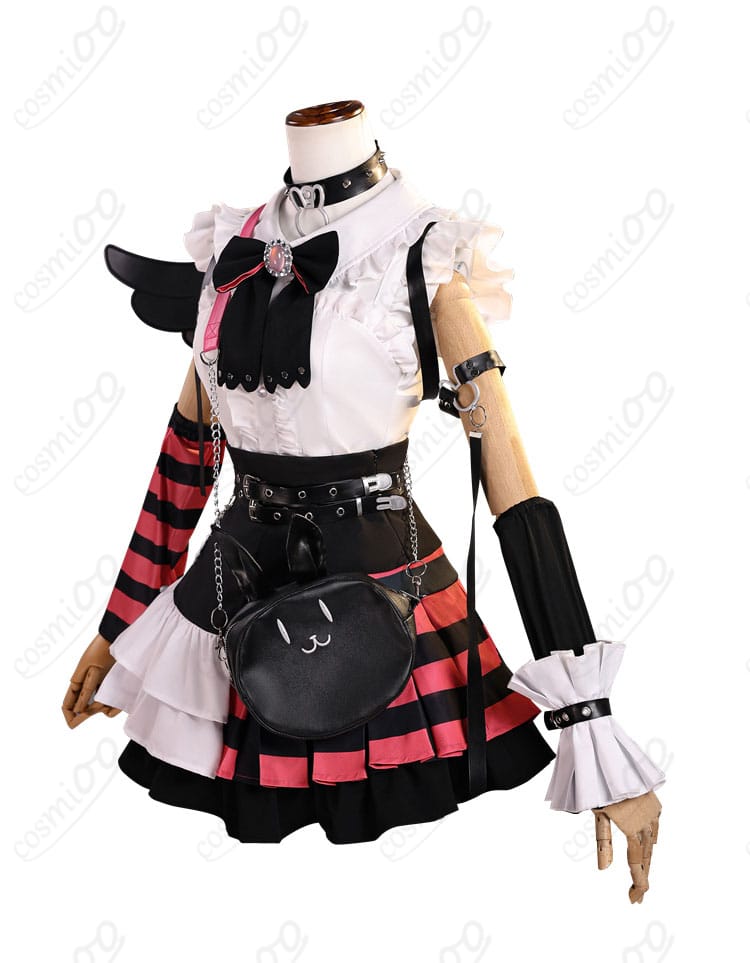 兎田ぺこら コスプレ衣装 側面シルエット デザイン細部確認