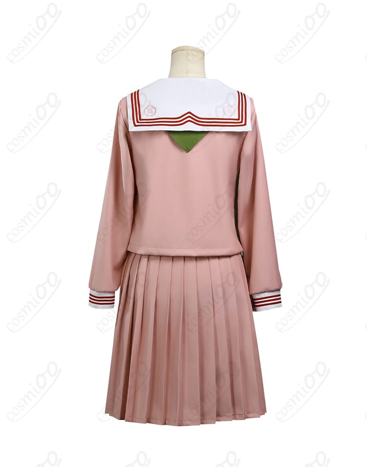 サイレントヒルf 深水雛子 ピンクラビット制服 コスプレ衣装|背面デザイン確認用。スカートやリボンのラインまで丁寧に仕上げ。