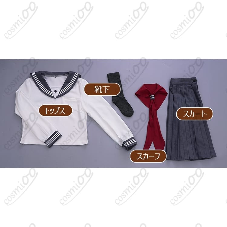 サイレントヒルf 深水雛子 コスプレ衣装｜ホワイトセーラー 高再現 - 3枚目の画像