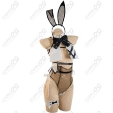 勝利の女神：NIKKE ベイ「ラディアントラビット」コスプレ衣装 フルセット - 1枚目の画像（サムネイル）