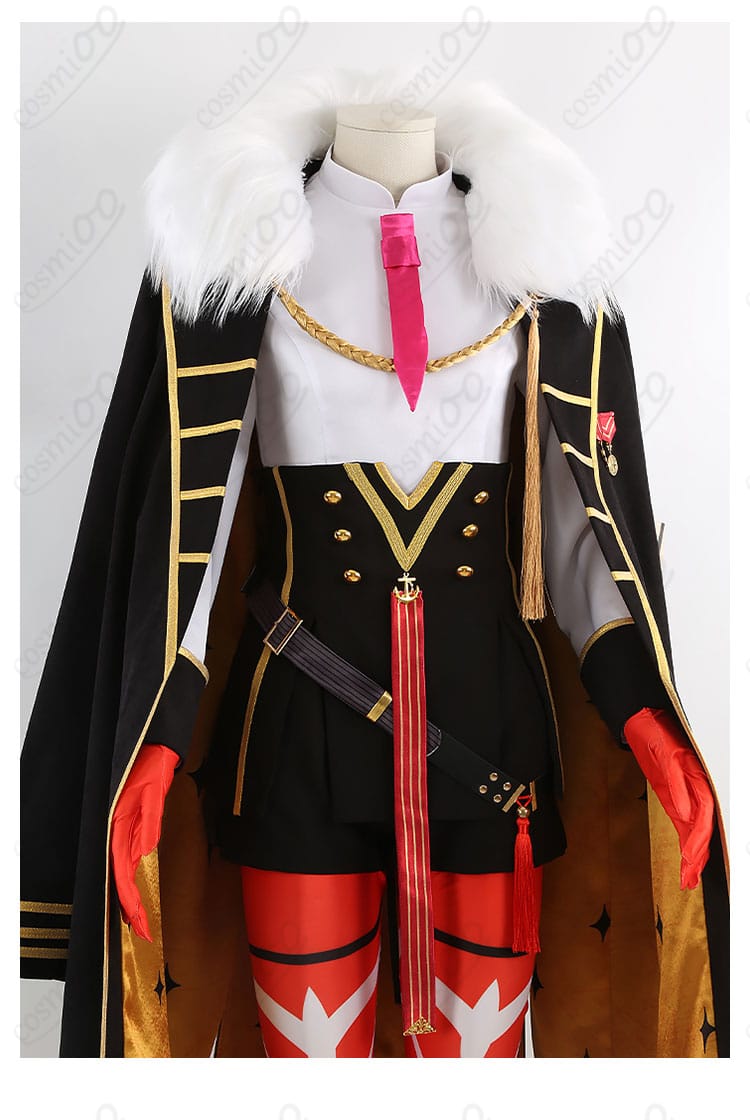 FGO オルガマリー コスプレ衣装 衣襟装飾ディテール|上品な装飾が際立つ襟元の仕上がり