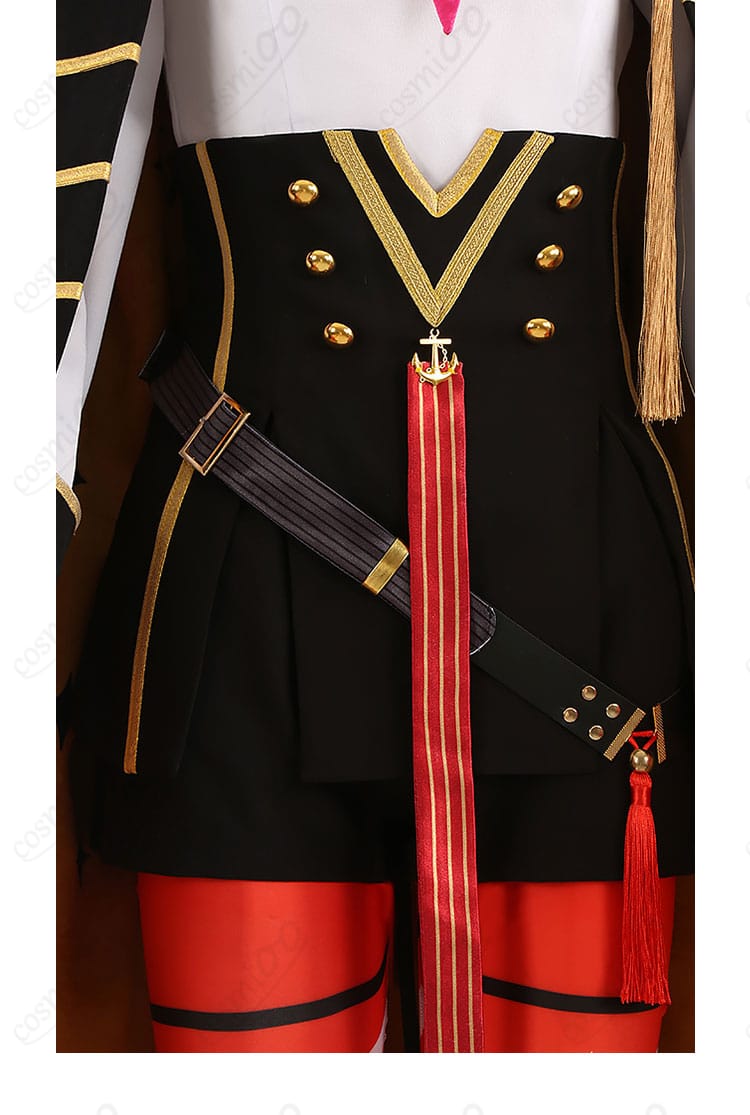 FGO オルガマリー コスプレ衣装 腰飾りディテール|ベルトや装飾の立体感を忠実に再現