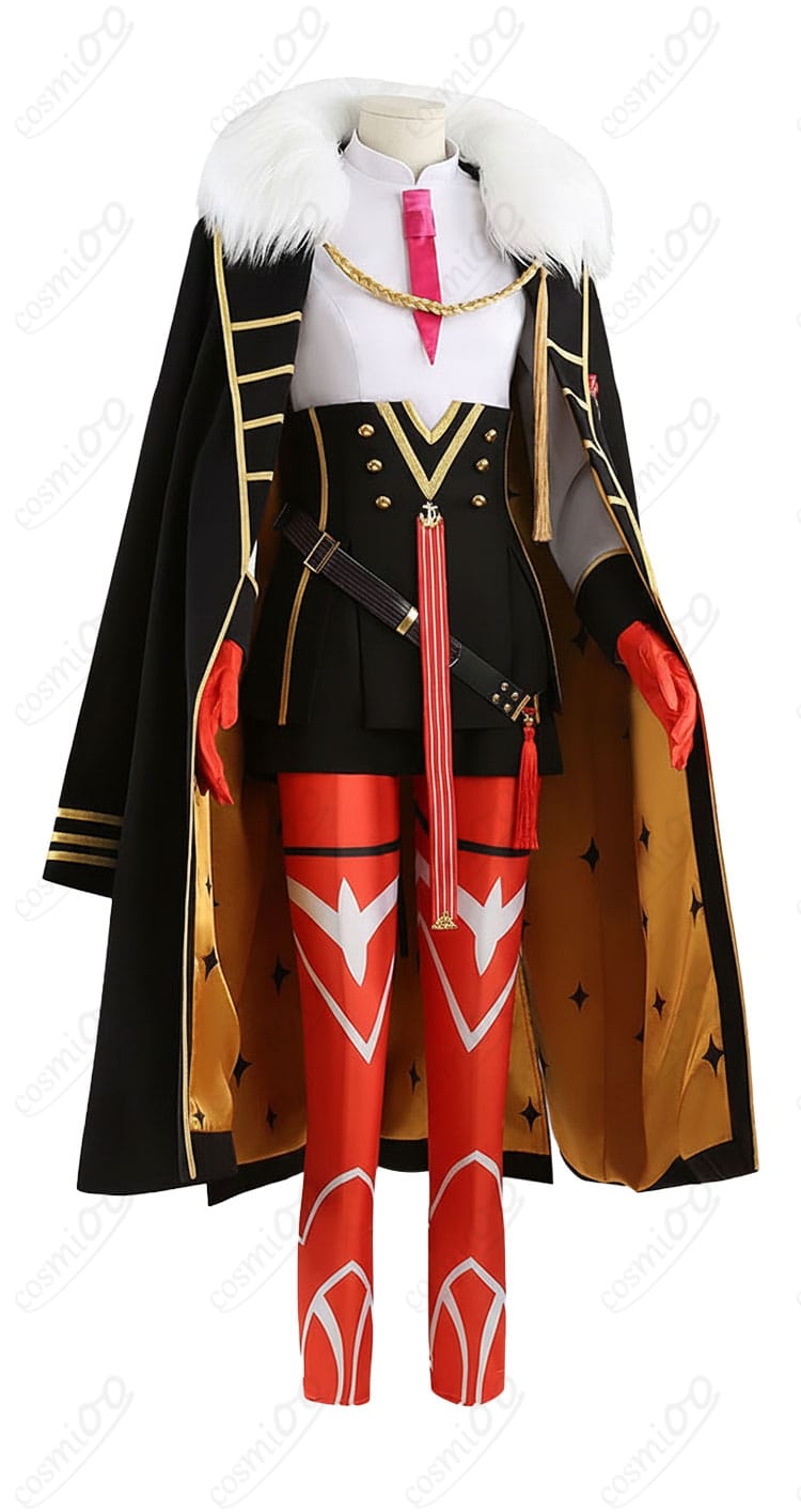 FGO オルガマリー 第3再臨 コスプレ衣装 右側面写真|立体的なシルエットと自然なラインをチェック