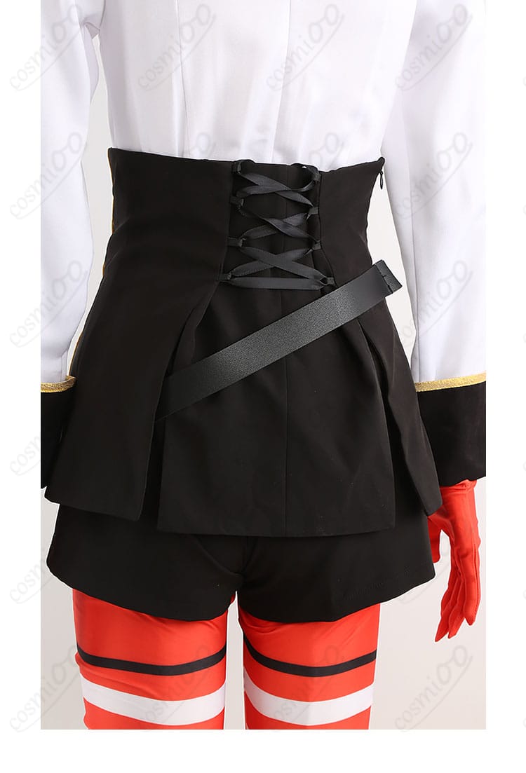 FGO オルガマリー コスプレ衣装 スカート背面装飾ディテール|動きに映える背面デザインが魅力