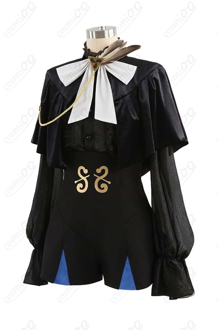 FGO ネモ 第二再臨 コスプレ衣装 左側面図|帽子やスカーフなど細かな造形も忠実再現