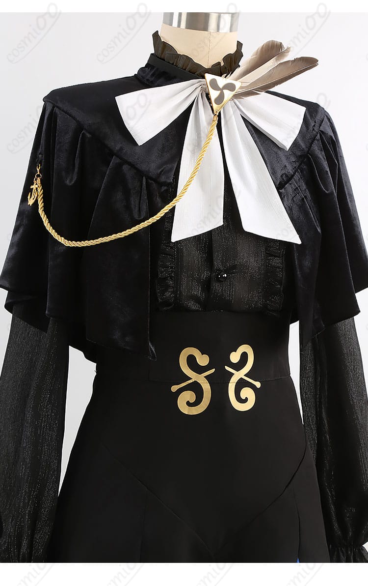 ネモ 第二再臨 コスプレ衣装 披肩装飾ディテール|高級感ある装飾でキャプテンネモの威厳を再現